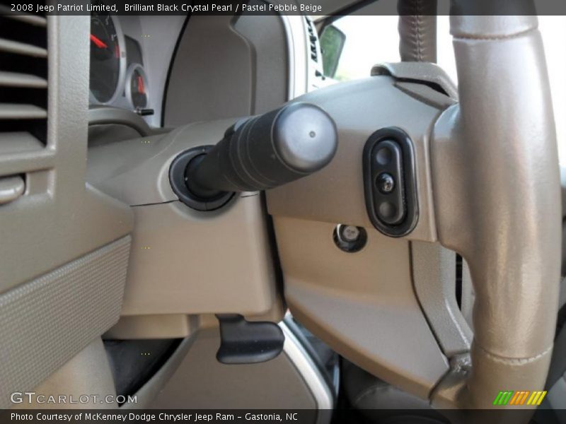 Brilliant Black Crystal Pearl / Pastel Pebble Beige 2008 Jeep Patriot Limited