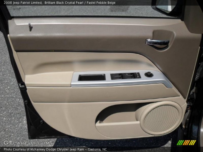 Brilliant Black Crystal Pearl / Pastel Pebble Beige 2008 Jeep Patriot Limited