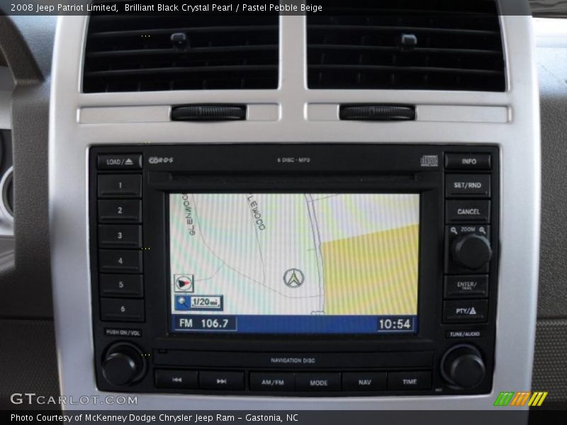 Brilliant Black Crystal Pearl / Pastel Pebble Beige 2008 Jeep Patriot Limited