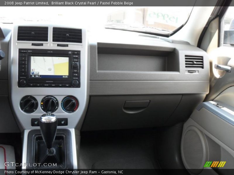 Brilliant Black Crystal Pearl / Pastel Pebble Beige 2008 Jeep Patriot Limited
