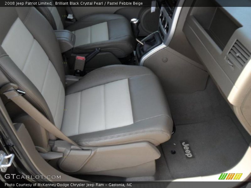 Brilliant Black Crystal Pearl / Pastel Pebble Beige 2008 Jeep Patriot Limited