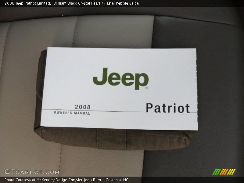 Brilliant Black Crystal Pearl / Pastel Pebble Beige 2008 Jeep Patriot Limited