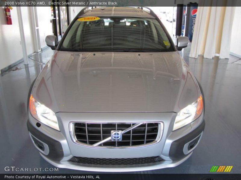 Electric Silver Metallic / Anthracite Black 2008 Volvo XC70 AWD