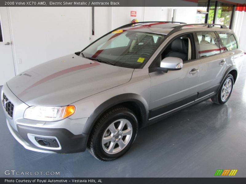 Electric Silver Metallic / Anthracite Black 2008 Volvo XC70 AWD