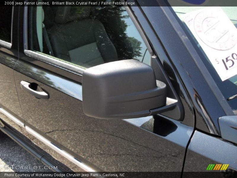 Brilliant Black Crystal Pearl / Pastel Pebble Beige 2008 Jeep Patriot Limited