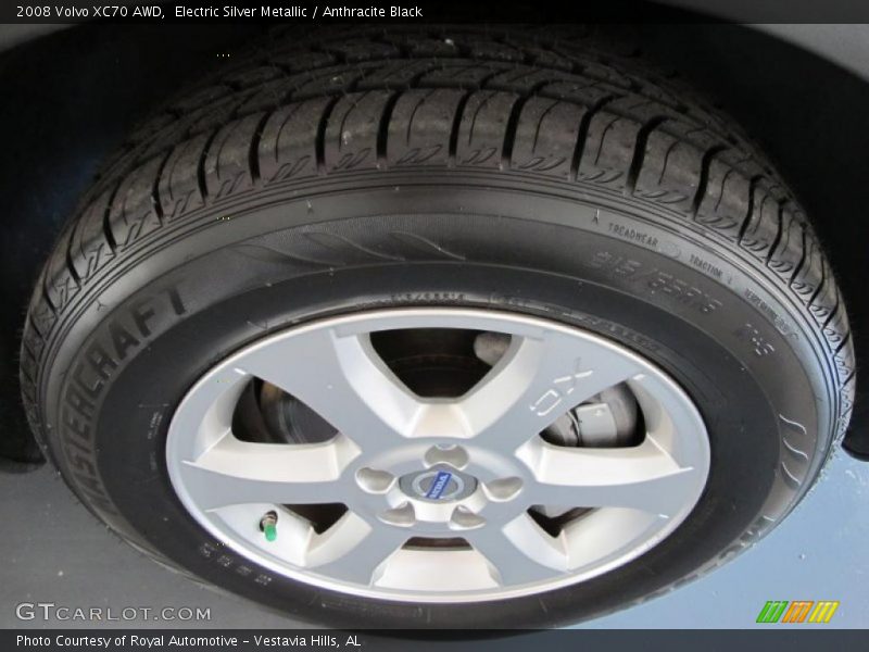 Electric Silver Metallic / Anthracite Black 2008 Volvo XC70 AWD