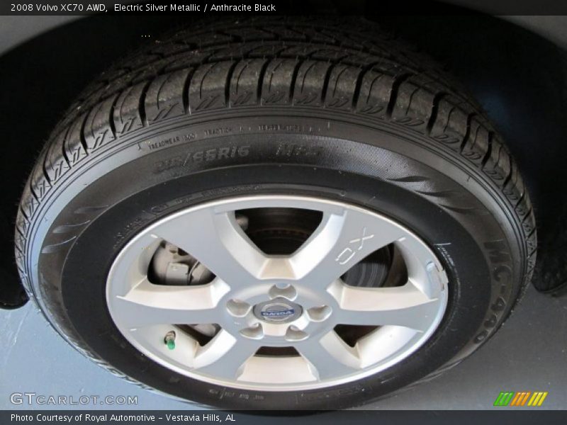 Electric Silver Metallic / Anthracite Black 2008 Volvo XC70 AWD
