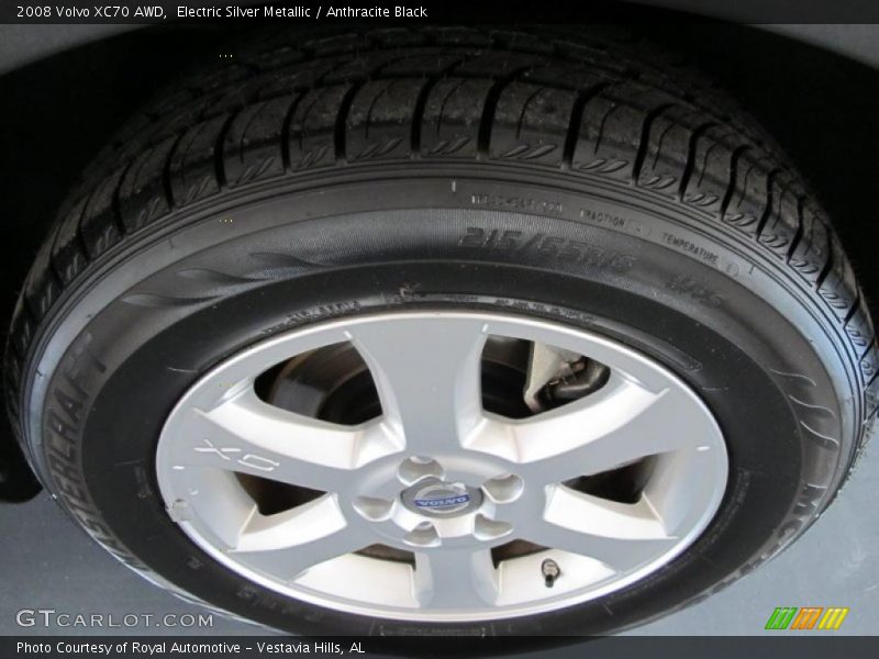 Electric Silver Metallic / Anthracite Black 2008 Volvo XC70 AWD
