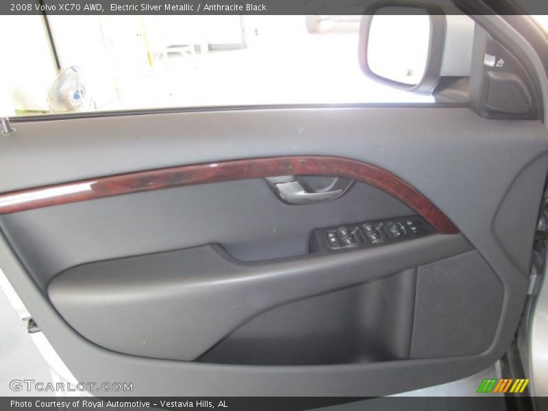 Electric Silver Metallic / Anthracite Black 2008 Volvo XC70 AWD