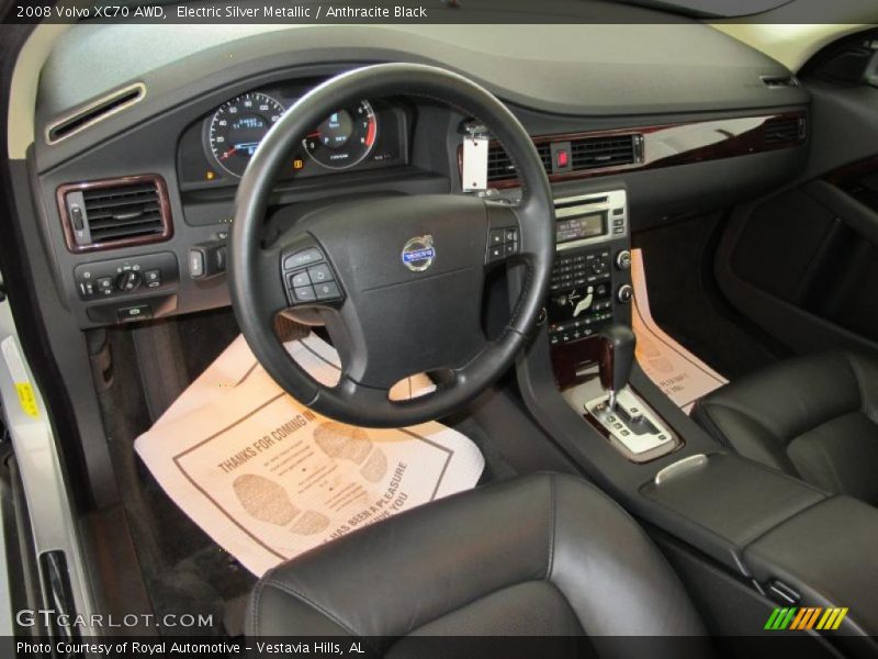 Electric Silver Metallic / Anthracite Black 2008 Volvo XC70 AWD