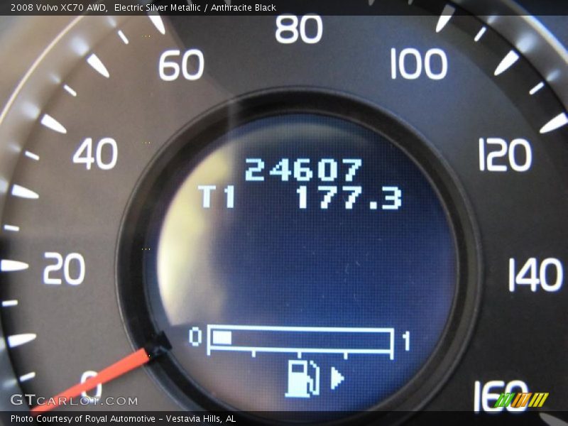 Electric Silver Metallic / Anthracite Black 2008 Volvo XC70 AWD