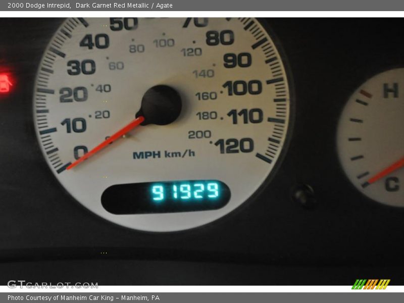Dark Garnet Red Metallic / Agate 2000 Dodge Intrepid