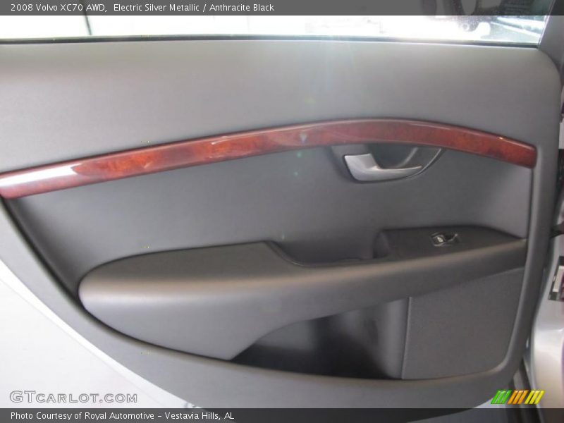 Electric Silver Metallic / Anthracite Black 2008 Volvo XC70 AWD