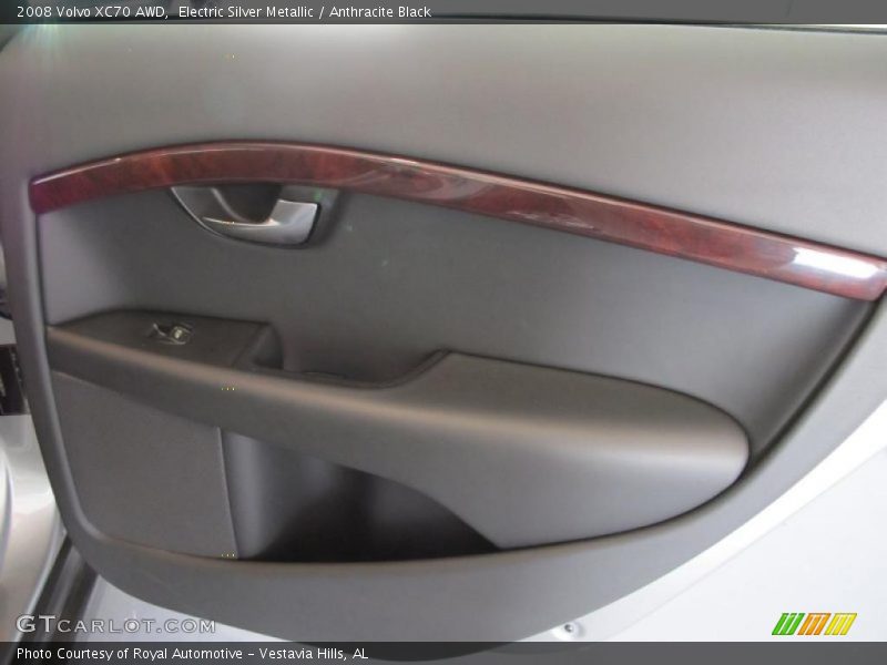Electric Silver Metallic / Anthracite Black 2008 Volvo XC70 AWD