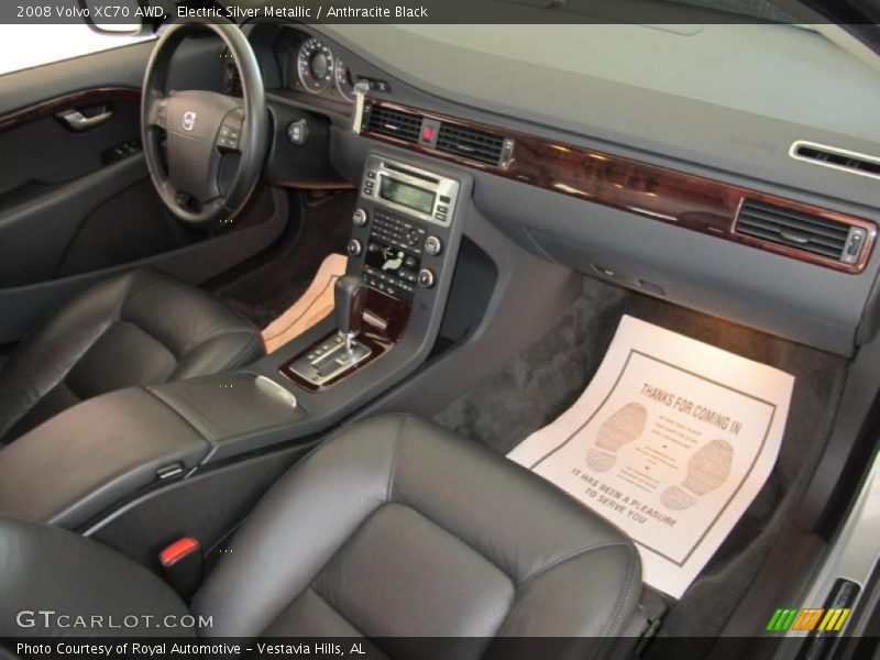 Electric Silver Metallic / Anthracite Black 2008 Volvo XC70 AWD
