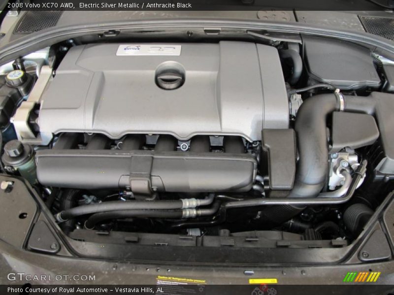 Electric Silver Metallic / Anthracite Black 2008 Volvo XC70 AWD
