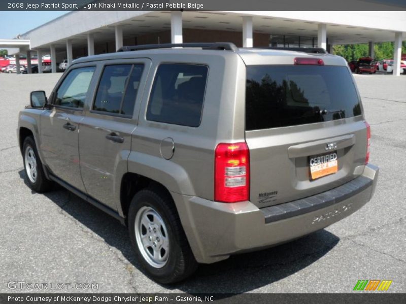 Light Khaki Metallic / Pastel Pebble Beige 2008 Jeep Patriot Sport