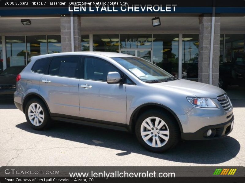 Quartz Silver Metallic / Slate Gray 2008 Subaru Tribeca 7 Passenger