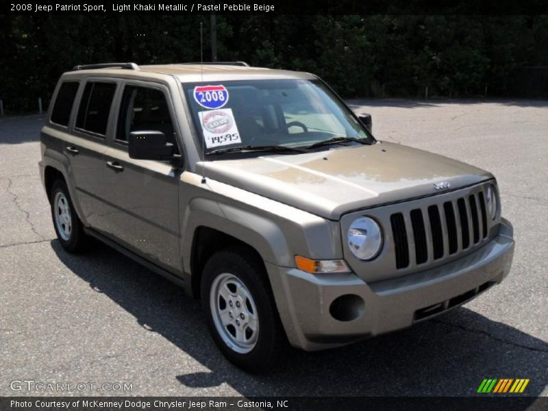Light Khaki Metallic / Pastel Pebble Beige 2008 Jeep Patriot Sport