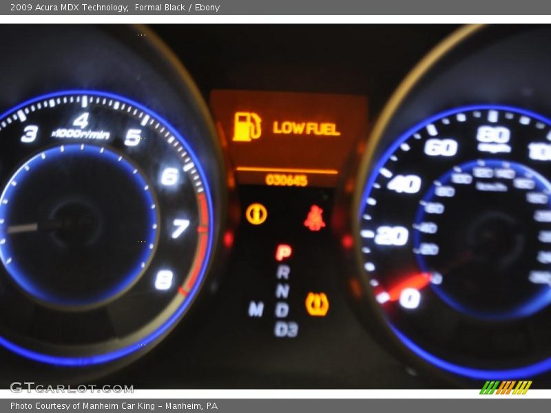 Formal Black / Ebony 2009 Acura MDX Technology