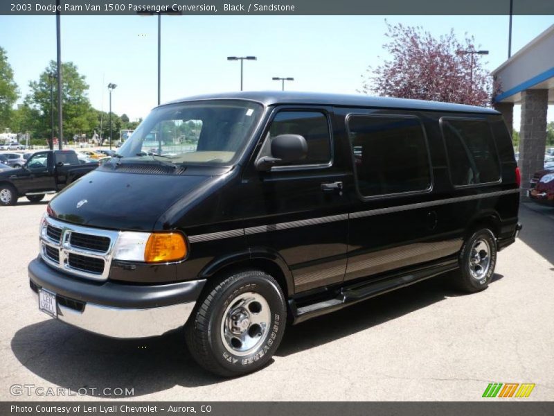 Black / Sandstone 2003 Dodge Ram Van 1500 Passenger Conversion