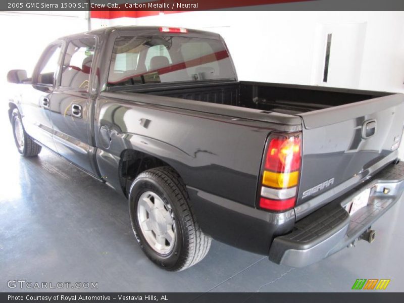 Carbon Metallic / Neutral 2005 GMC Sierra 1500 SLT Crew Cab