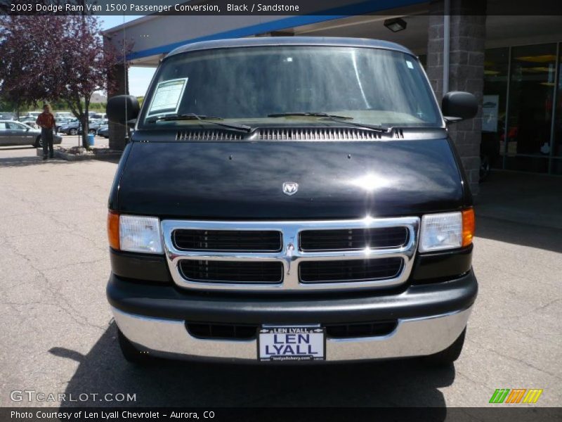 Black / Sandstone 2003 Dodge Ram Van 1500 Passenger Conversion