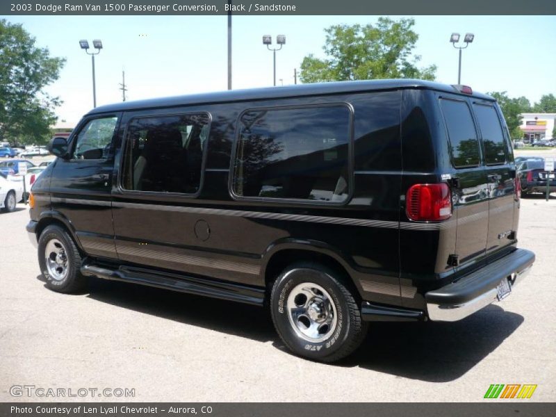 Black / Sandstone 2003 Dodge Ram Van 1500 Passenger Conversion