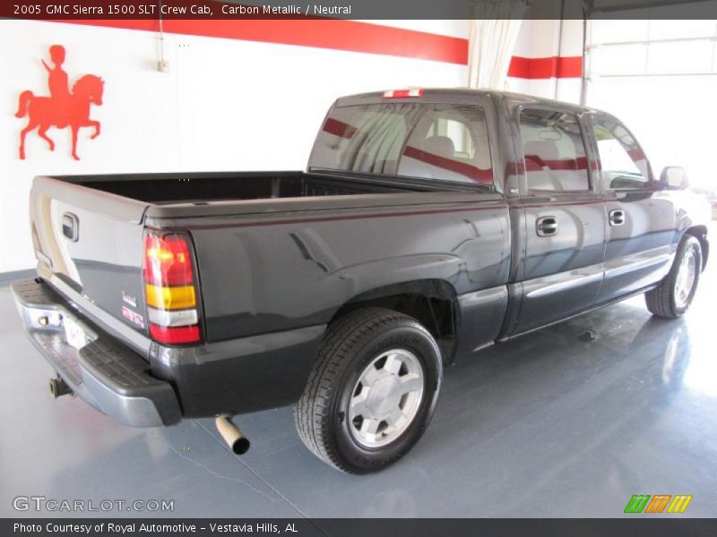 Carbon Metallic / Neutral 2005 GMC Sierra 1500 SLT Crew Cab