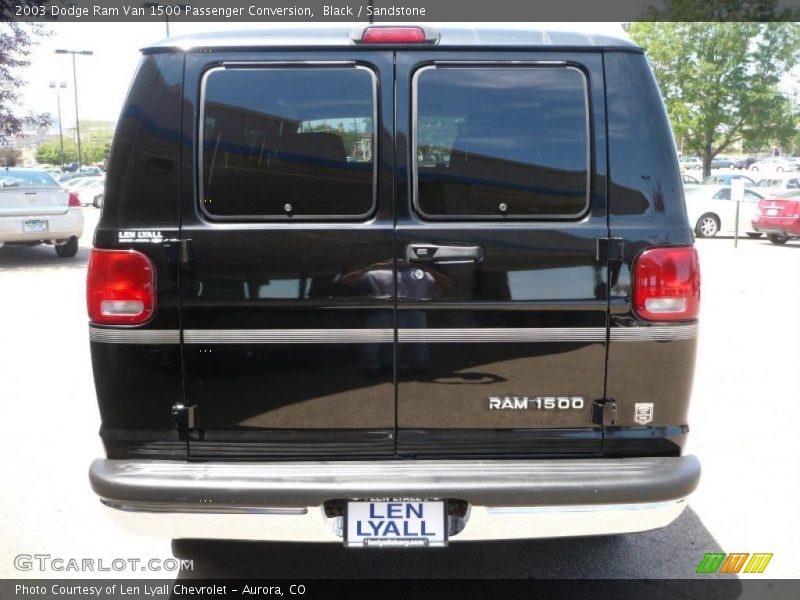 Black / Sandstone 2003 Dodge Ram Van 1500 Passenger Conversion