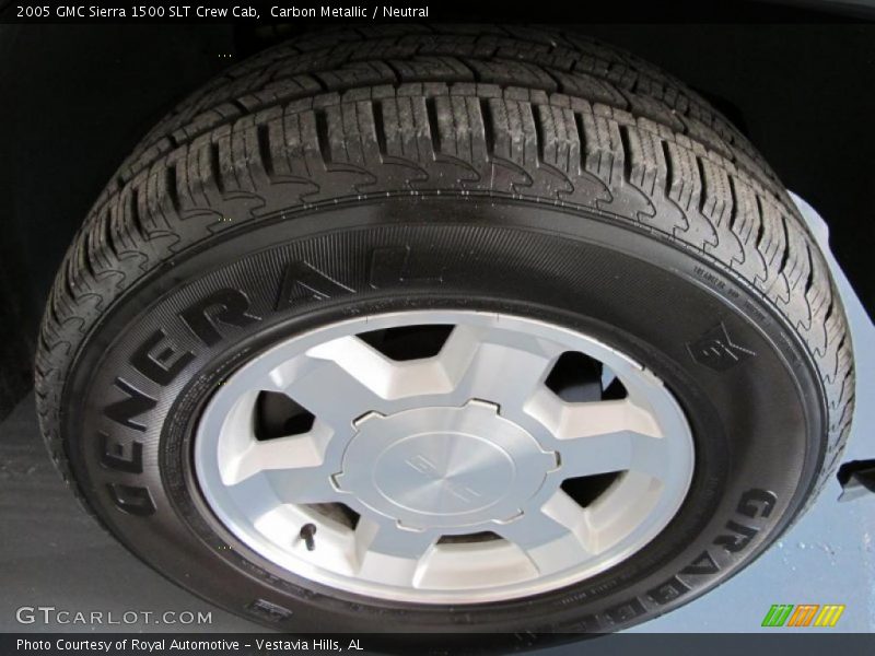 Carbon Metallic / Neutral 2005 GMC Sierra 1500 SLT Crew Cab