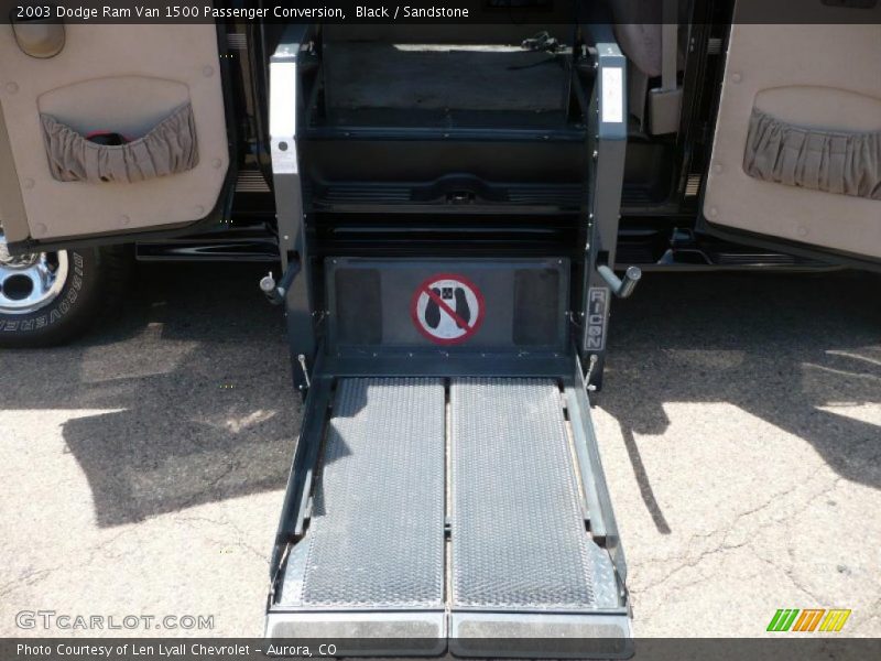 Black / Sandstone 2003 Dodge Ram Van 1500 Passenger Conversion