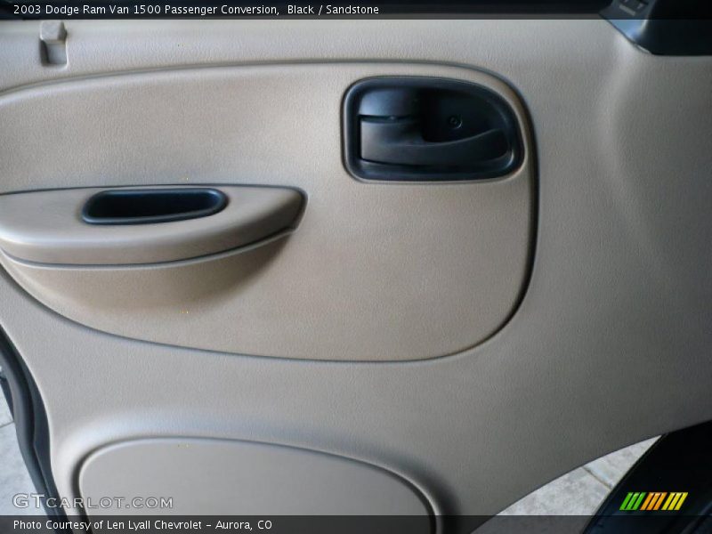 Black / Sandstone 2003 Dodge Ram Van 1500 Passenger Conversion