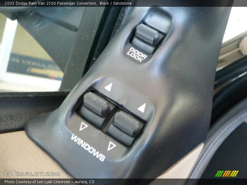 Black / Sandstone 2003 Dodge Ram Van 1500 Passenger Conversion