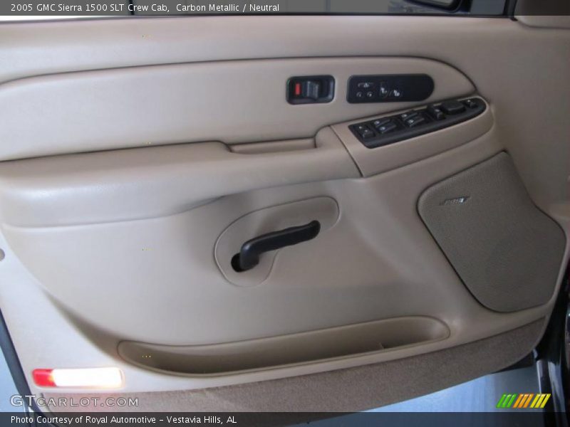 Carbon Metallic / Neutral 2005 GMC Sierra 1500 SLT Crew Cab
