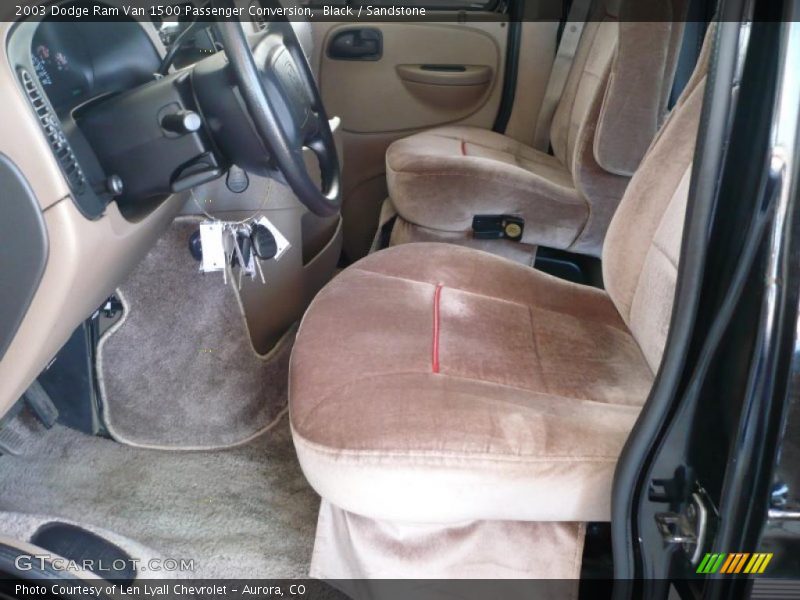 Black / Sandstone 2003 Dodge Ram Van 1500 Passenger Conversion