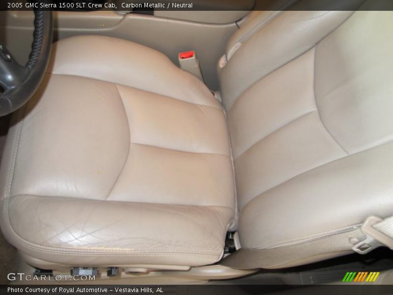 Carbon Metallic / Neutral 2005 GMC Sierra 1500 SLT Crew Cab