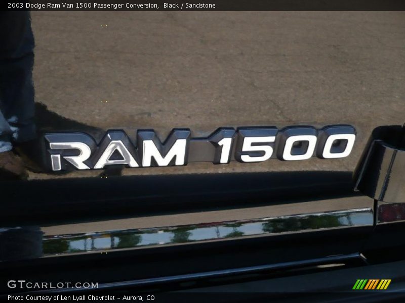 Black / Sandstone 2003 Dodge Ram Van 1500 Passenger Conversion