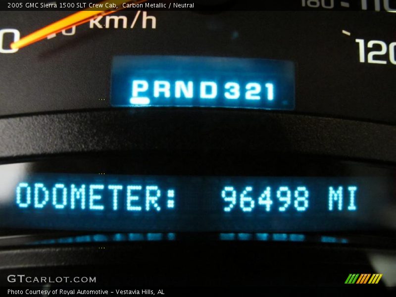 Carbon Metallic / Neutral 2005 GMC Sierra 1500 SLT Crew Cab