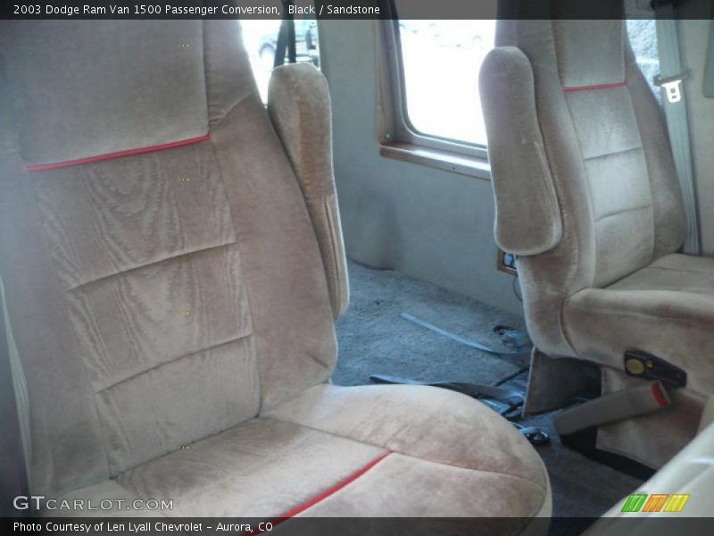 Black / Sandstone 2003 Dodge Ram Van 1500 Passenger Conversion