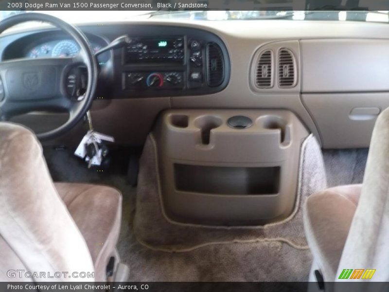 Black / Sandstone 2003 Dodge Ram Van 1500 Passenger Conversion