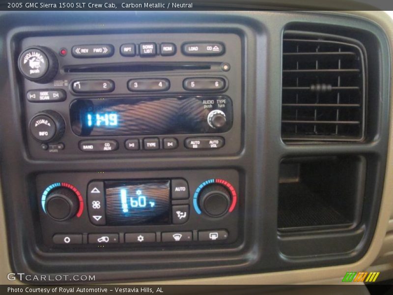 Carbon Metallic / Neutral 2005 GMC Sierra 1500 SLT Crew Cab