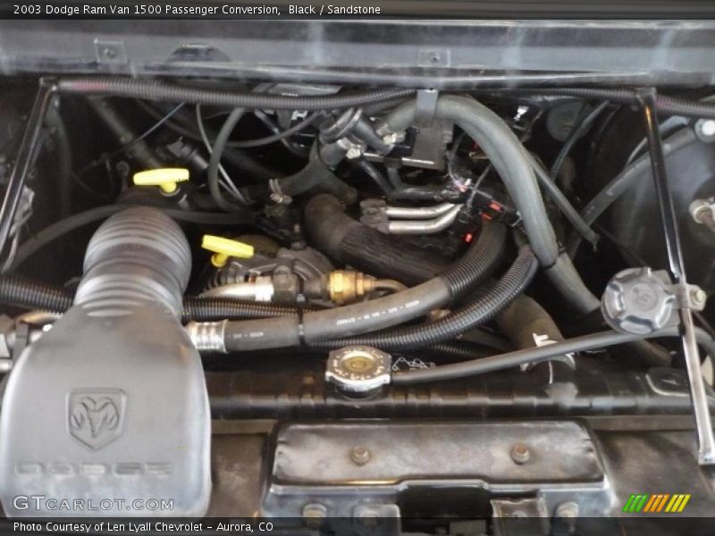 Black / Sandstone 2003 Dodge Ram Van 1500 Passenger Conversion