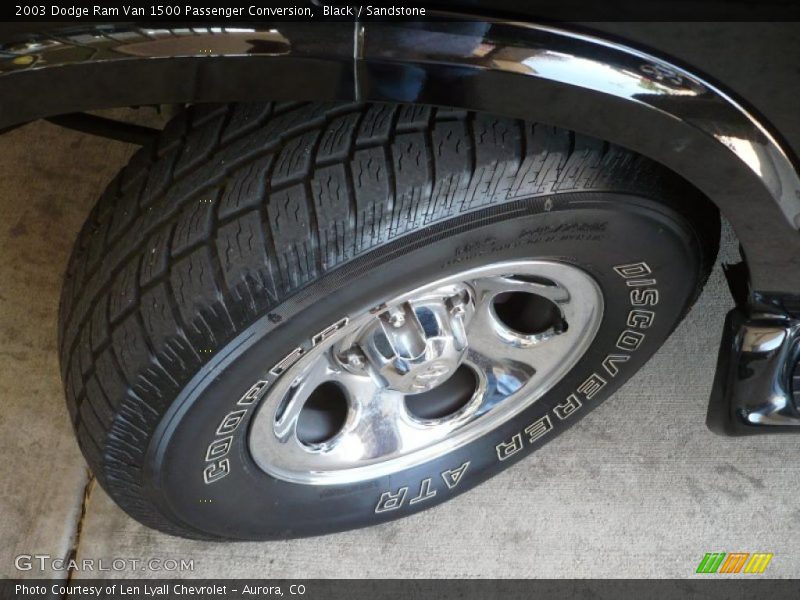Black / Sandstone 2003 Dodge Ram Van 1500 Passenger Conversion