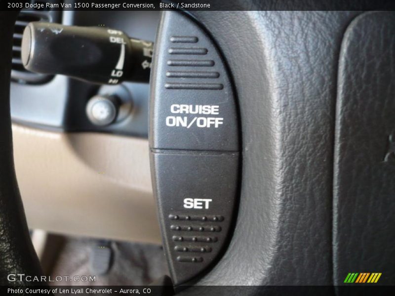 Black / Sandstone 2003 Dodge Ram Van 1500 Passenger Conversion