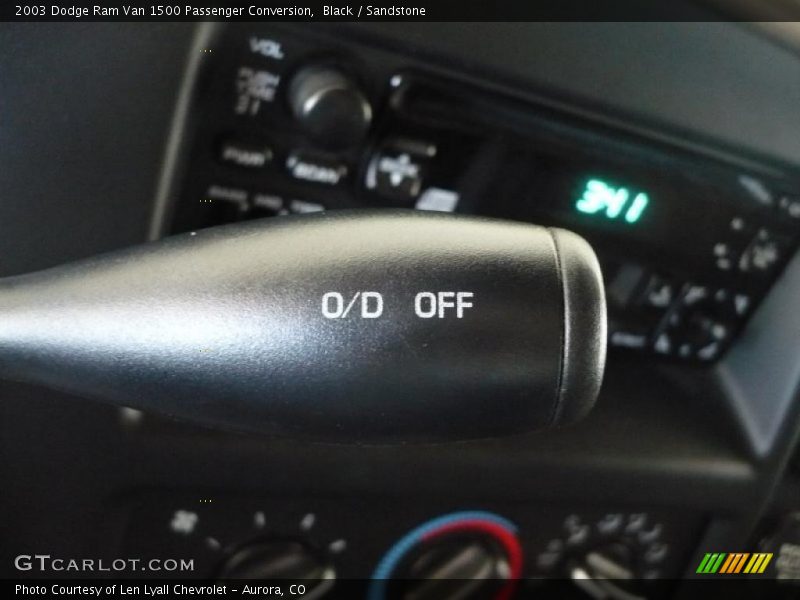 Black / Sandstone 2003 Dodge Ram Van 1500 Passenger Conversion