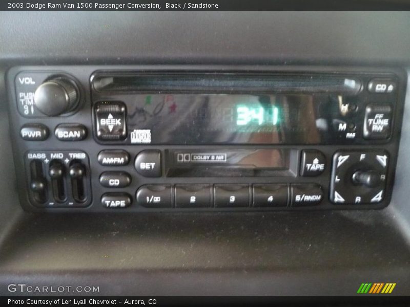 Black / Sandstone 2003 Dodge Ram Van 1500 Passenger Conversion