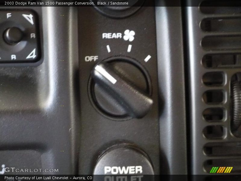 Black / Sandstone 2003 Dodge Ram Van 1500 Passenger Conversion