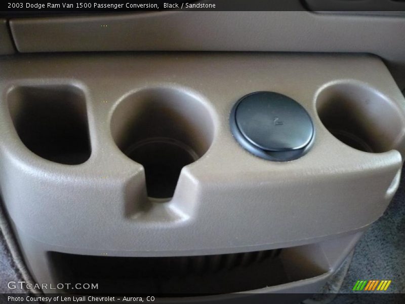 Black / Sandstone 2003 Dodge Ram Van 1500 Passenger Conversion