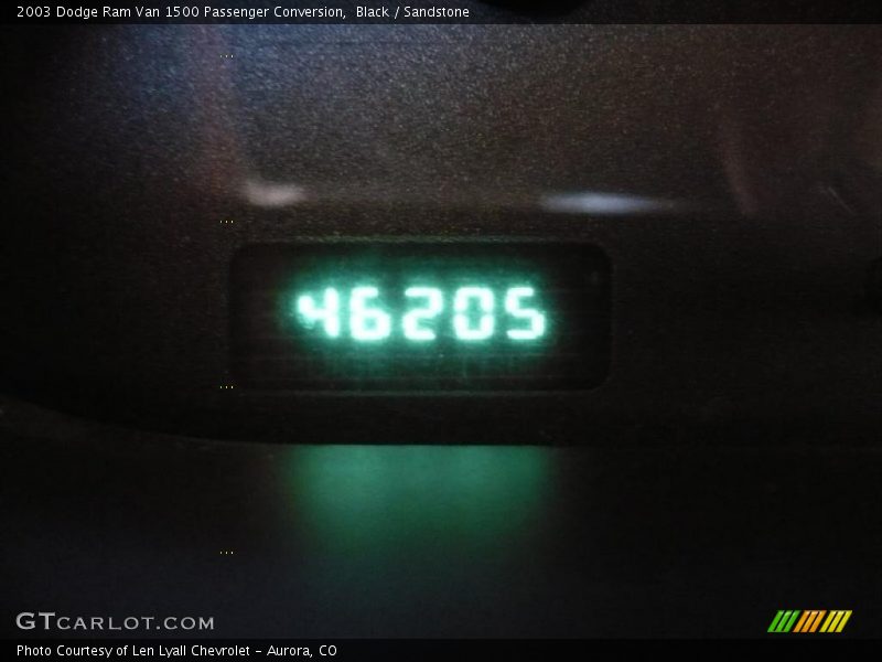 Black / Sandstone 2003 Dodge Ram Van 1500 Passenger Conversion